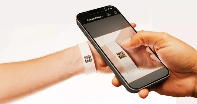 Funeral QR Wristband